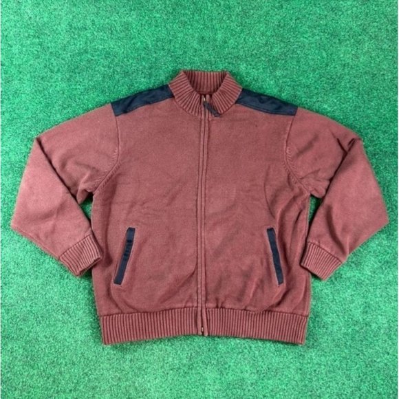 ClearWater Outfitters Maroon‎ Full Zip Heavy Jacket Mens Size XL - Picture 1 of 7